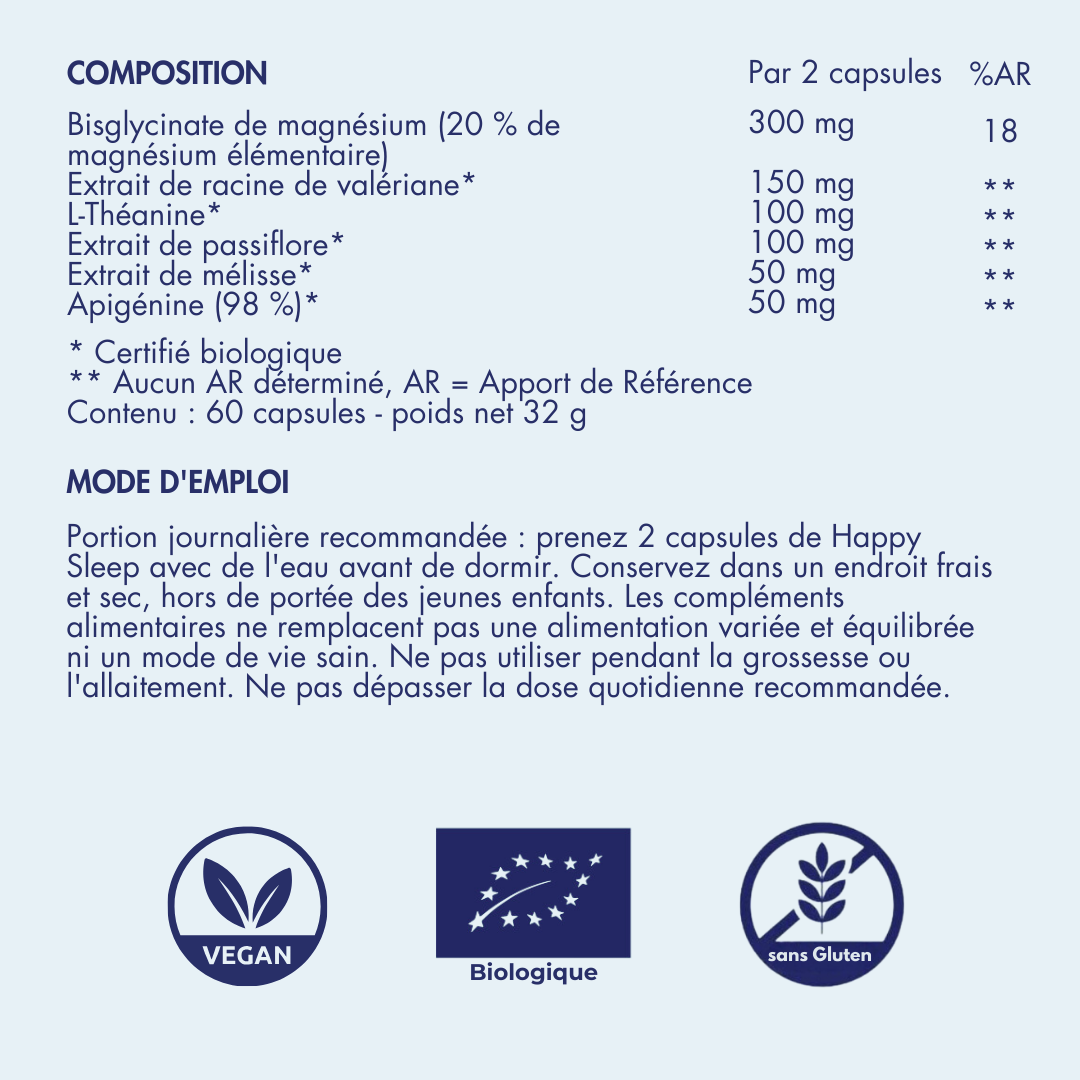 [NOUVEAU] Happy Sleep - Formule Premium Sommeil & Relaxation